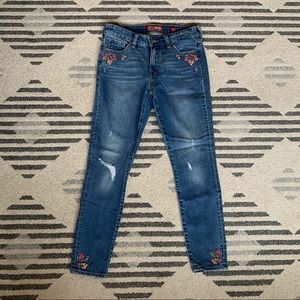 Lucky Brand Ava Skinny Jean Embroidered